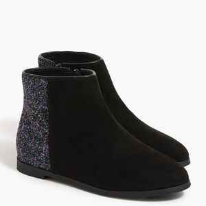 J. Crew Black and Sparkle Kids Boots